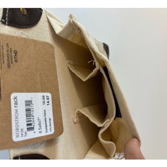 6 Pack Canvas Carrier "Working On My Six Pack" New - Picture 3 of 3